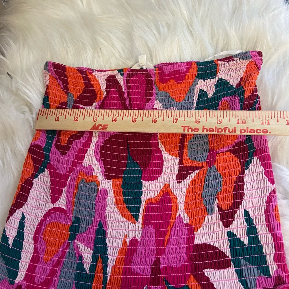 ABEL the Label SZ M Pink, Orange. And Teal Floral Maxi Skirt - Picture 7 of 7